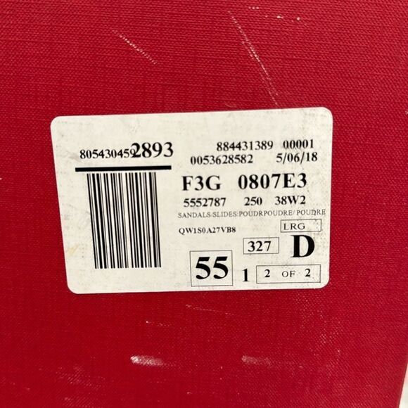 Valentino Garavani Poudre tan nude blush Rockstud T-Strap Sandal tonal heels 38 - Picture 13 of 15